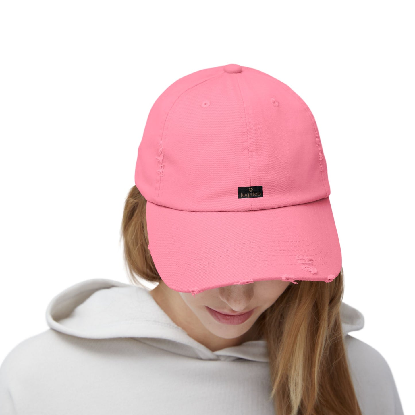 Distressed Pink Cap