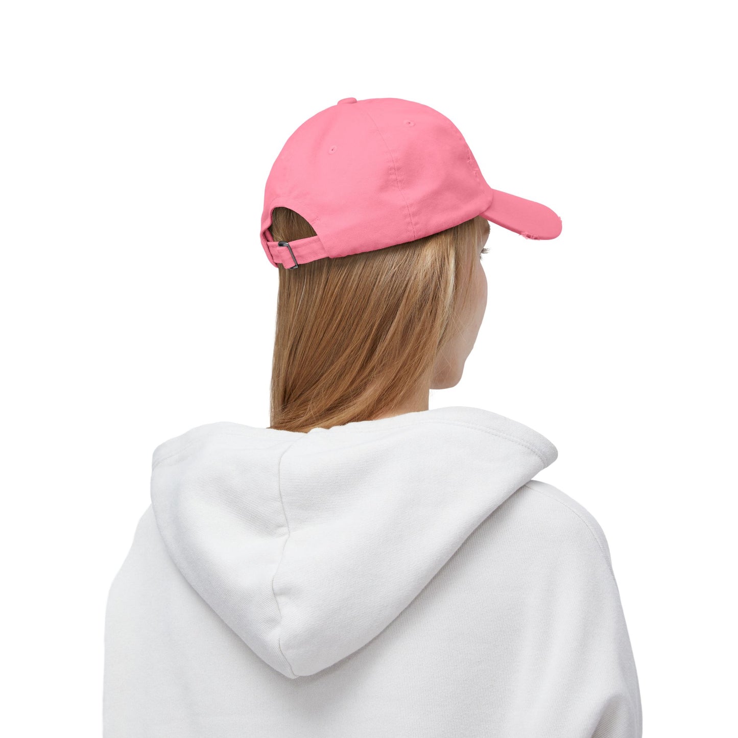Distressed Pink Cap