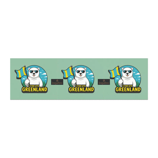 I Stand with Greenland Car Magnet