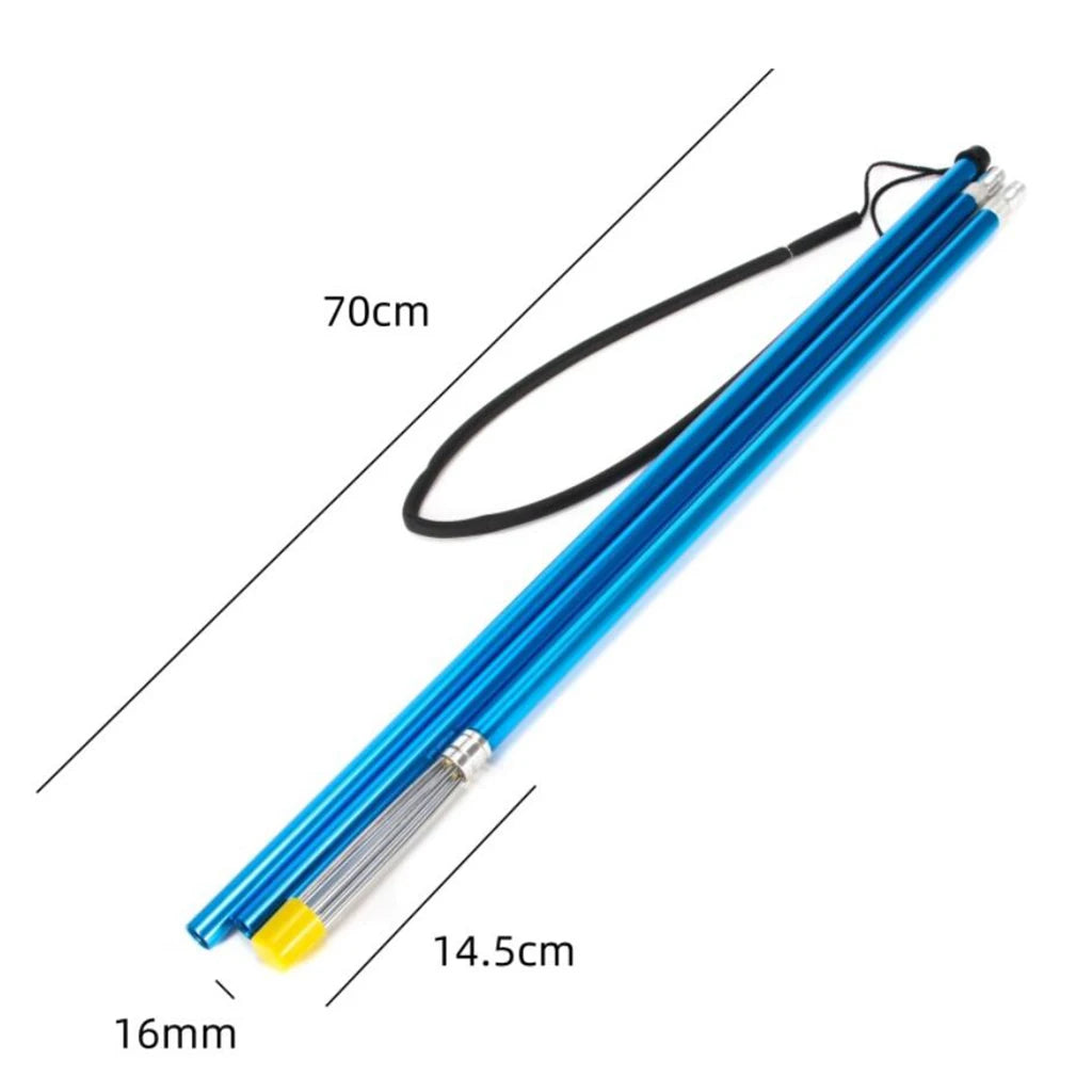 Fishing Spears Gaffs Barbed Telescopic Rod Fork Hunting Fish Tool Aluminum Alloy Fishing Gigguff Hook Fishing Gear