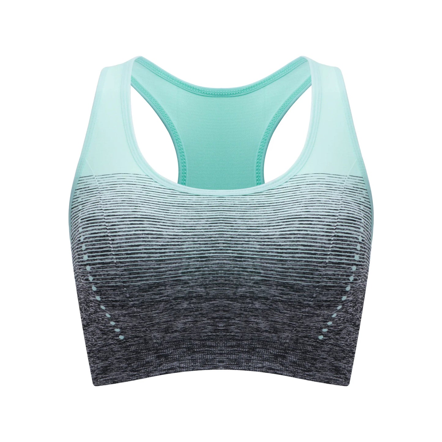 Sports Bra High Stretch Breathable Top Fitness Women Padded for Running Yoga Gym Seamless Crop Bra Gradient Sport Bra