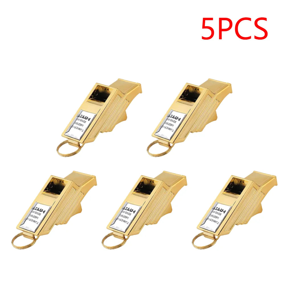 1-20PCS Professional Referee Whistle Soccer Football Training Equipment Sports Teacher Portable Emergency Whistle with Rope