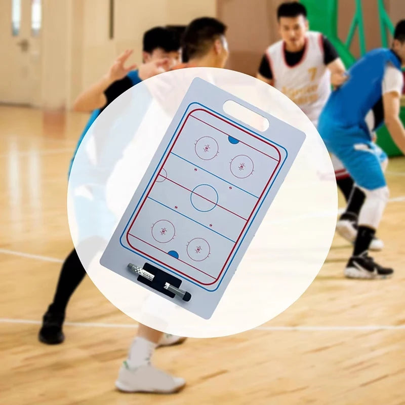 AA79 New Ice Hockey Coaching Boards Training Equipment Referee Practice Board Football Coaching Boards Strategy Tactic-Clipboard
