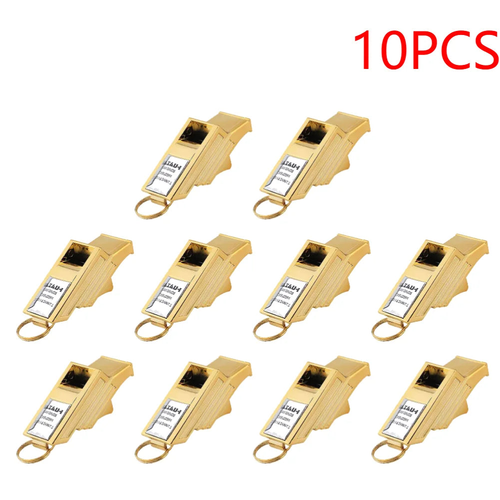 1-20PCS Professional Referee Whistle Soccer Football Training Equipment Sports Teacher Portable Emergency Whistle with Rope