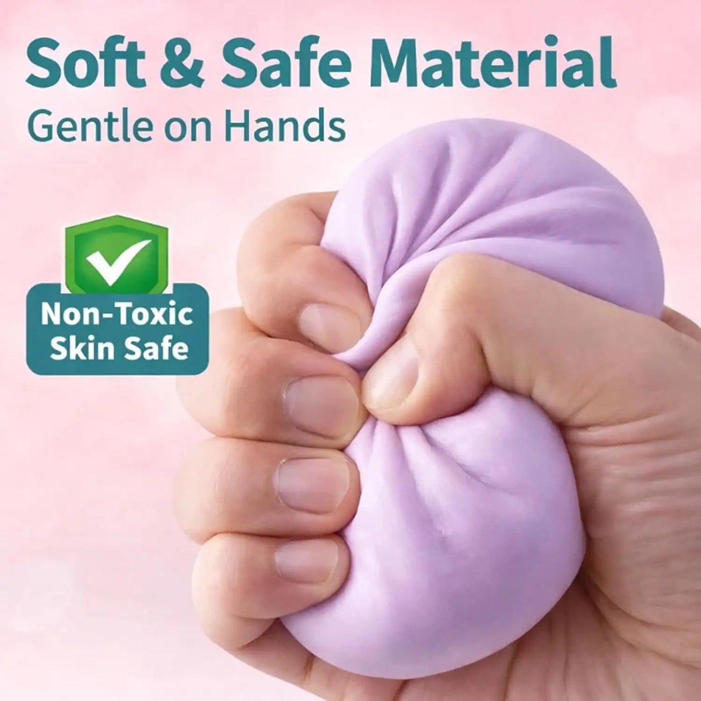 @Soft Maltose Dumpling Squishy: Transparent Colorful Squeeze Toy, ASMR Stress Relief Ball, Sensory Fidget Toy for Kids Adults