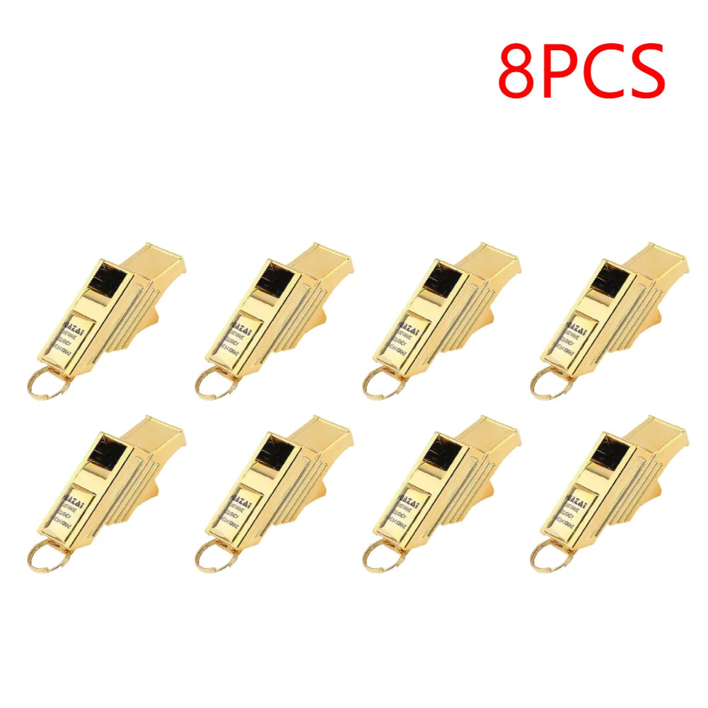 1-20PCS Professional Referee Whistle Soccer Football Training Equipment Sports Teacher Portable Emergency Whistle with Rope