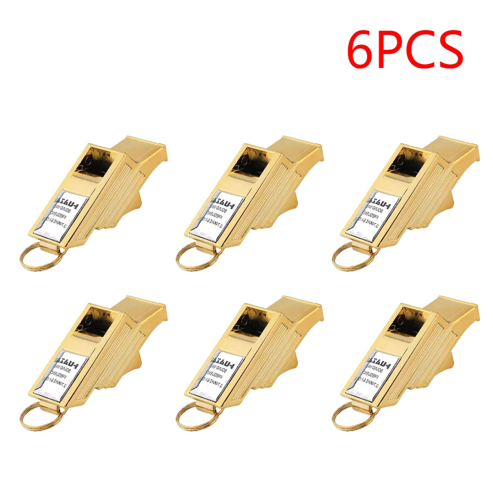 1-20PCS Professional Referee Whistle Soccer Football Training Equipment Sports Teacher Portable Emergency Whistle with Rope