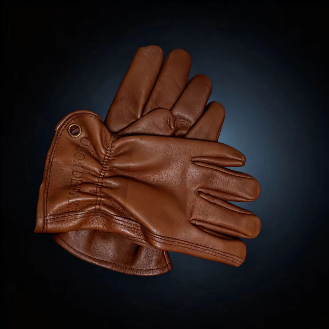 Brown Leather Work Gloves for Cutting/Motorcycle/Farm,Cowhide Work Gloves with faded effect for men
