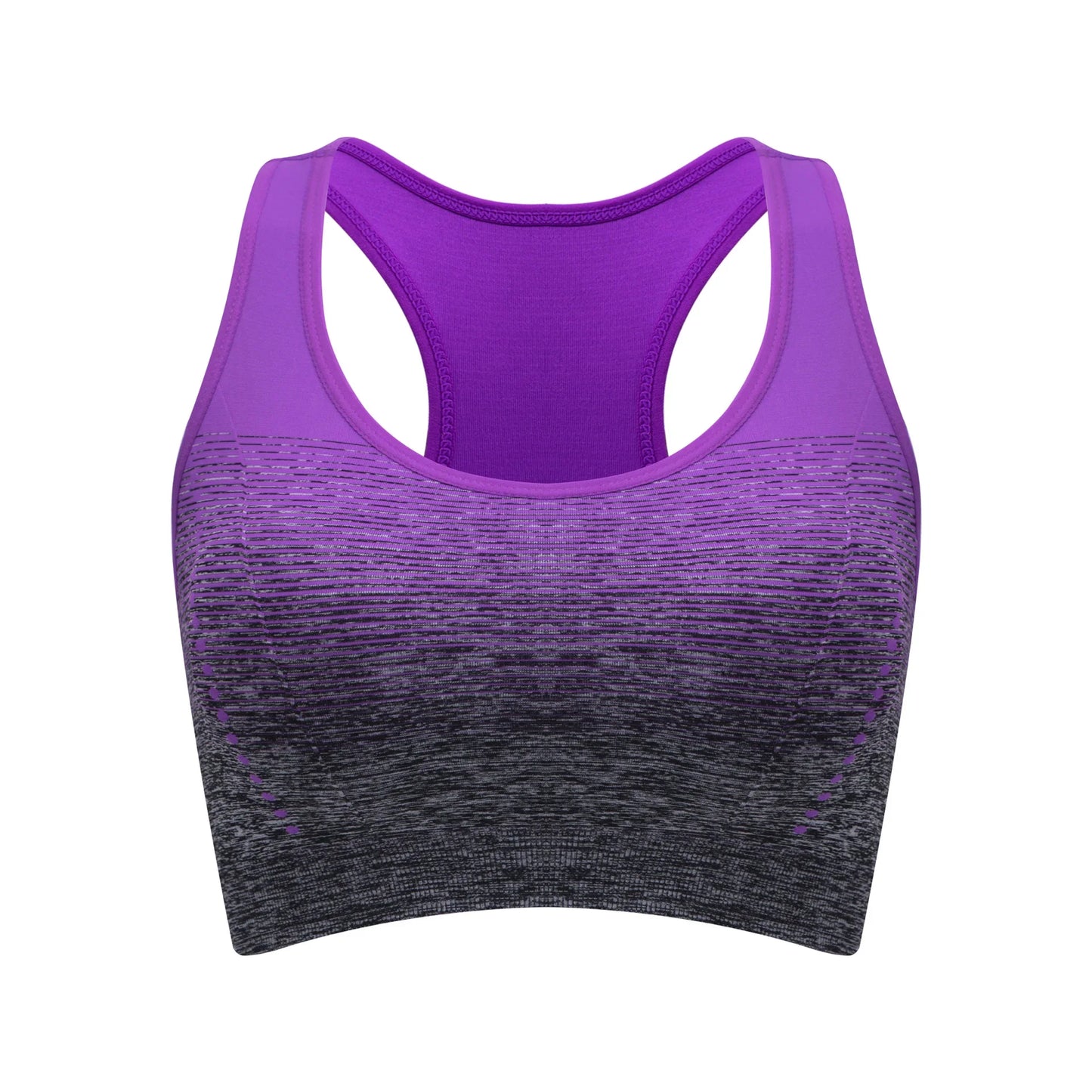 Sports Bra High Stretch Breathable Top Fitness Women Padded for Running Yoga Gym Seamless Crop Bra Gradient Sport Bra