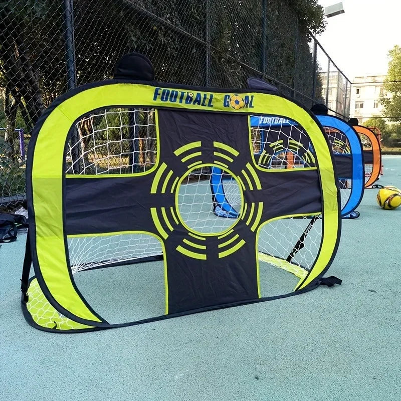 Soccer Goal Portable Kids Soccer Net for Backyard Training Folding Indoor Outdoor Goals Youth Games Sports Play Gift for Boys