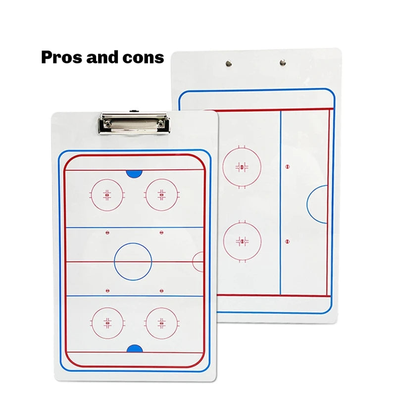 AA79 New Ice Hockey Coaching Boards Training Equipment Referee Practice Board Football Coaching Boards Strategy Tactic-Clipboard