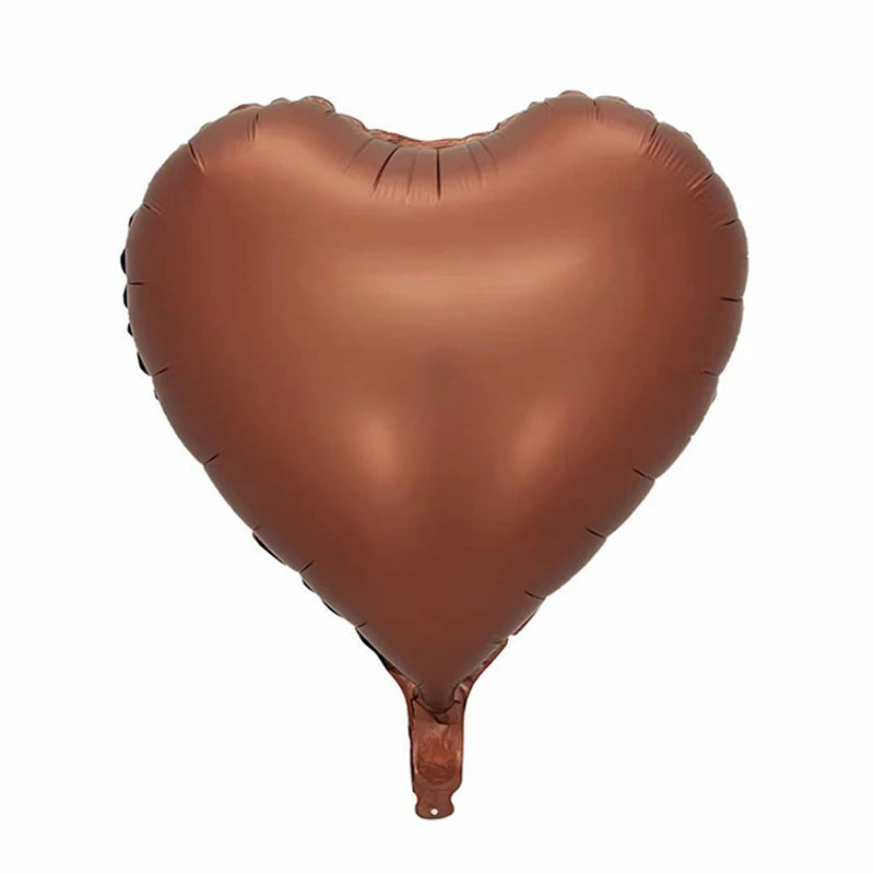 6pcs Frosted Teddy Bear Retro Love Foil Helium Balloon Set Birthday Party Graduation Ceremony Welcome Baby Party Decoration Toys