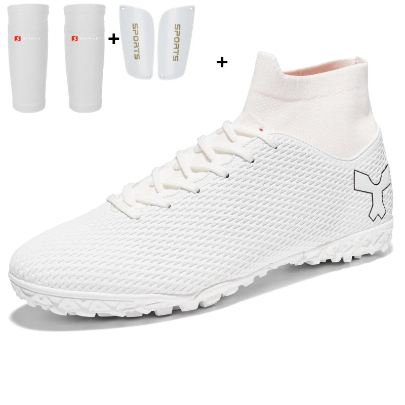 Men Quality Soccer Shoes Durable Boys Football Boots Lightweight Children Football Shoes Futsal Training Sneakers Soccer Cleats