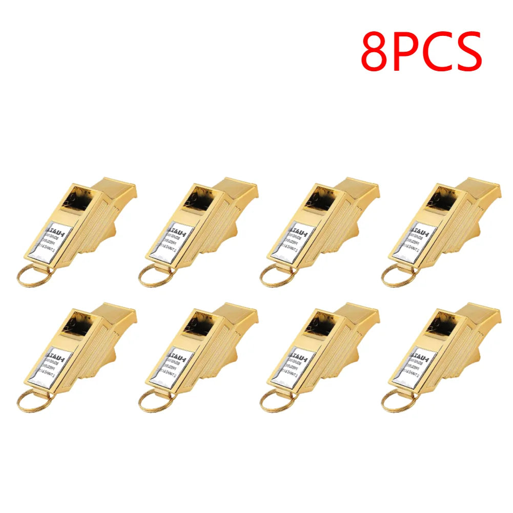 1-20PCS Professional Referee Whistle Soccer Football Training Equipment Sports Teacher Portable Emergency Whistle with Rope