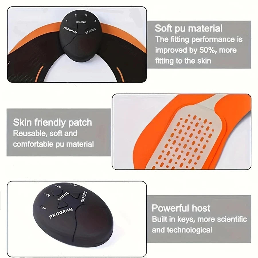 Abs Stimulator, Abdominal Toning Workout for Abdomen/Arm/Leg,Workout Equipment for Men Women ﻿