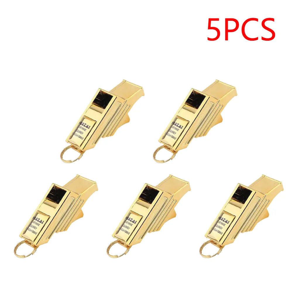 1-20PCS Professional Referee Whistle Soccer Football Training Equipment Sports Teacher Portable Emergency Whistle with Rope