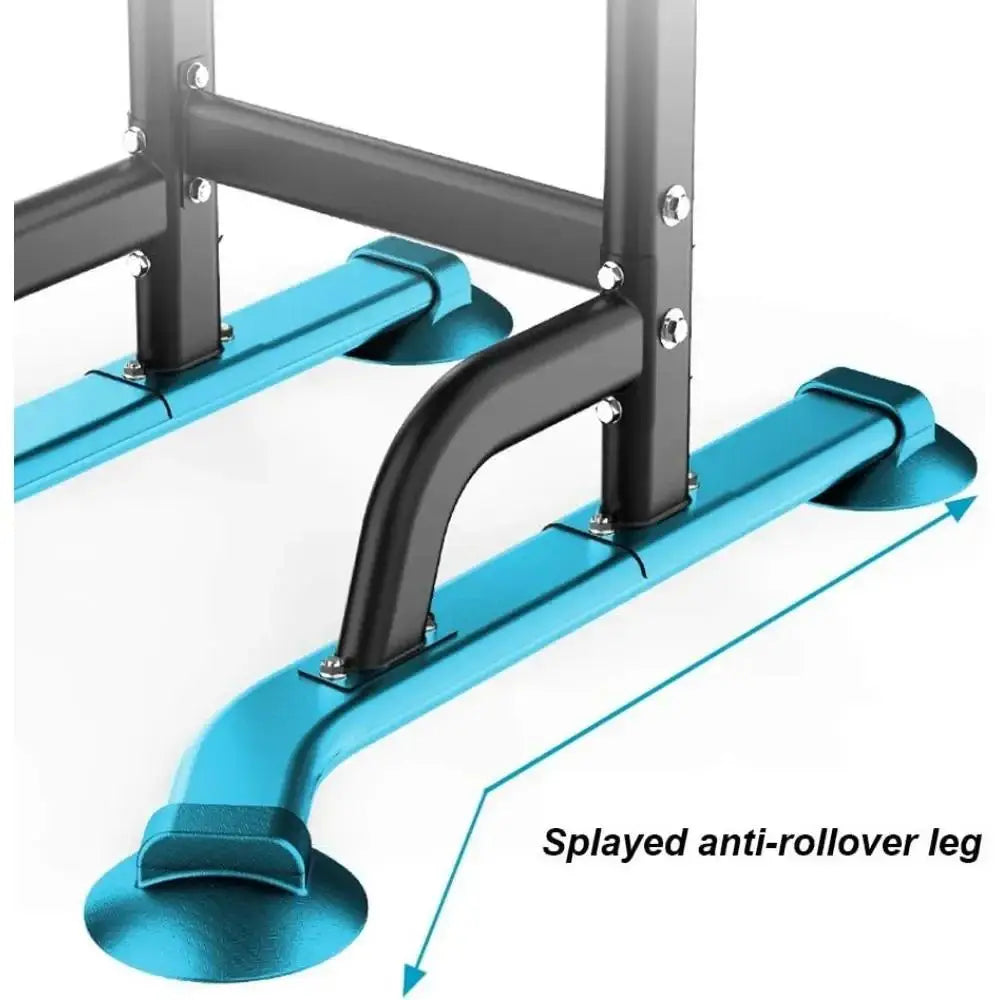 Workout Dip Station Pull Up Bar, Height Adjustable Multi-Function Dip Stand for Home Gym Strength Training Fitness Equipment