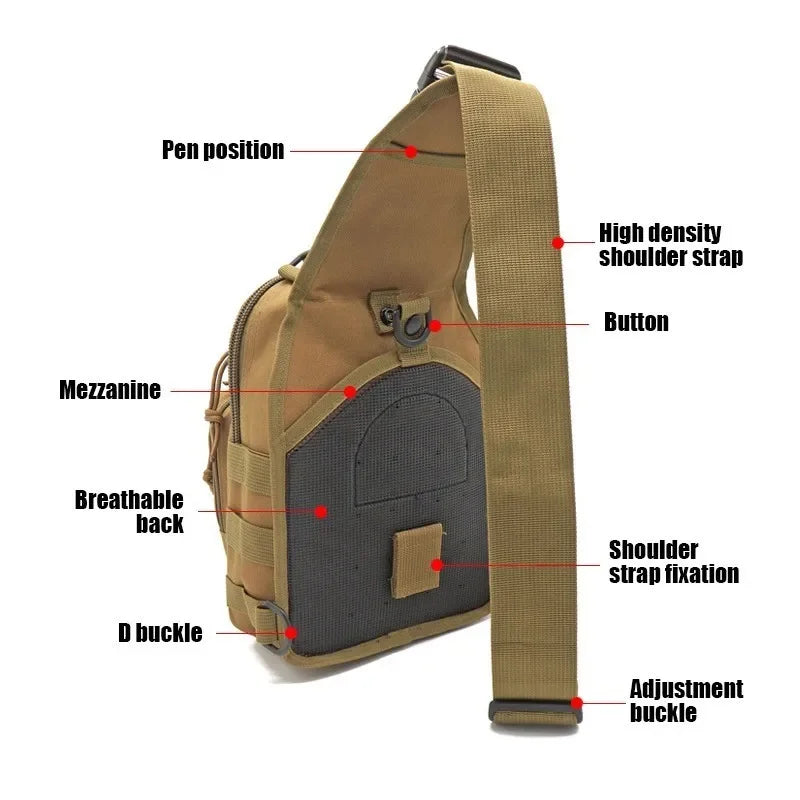 ReFire Gear Tactical Shoulder Backpack Rover EDC Outdoor Sling Bag Hunting Hiking Trekking Camping Pack survival Range Bag