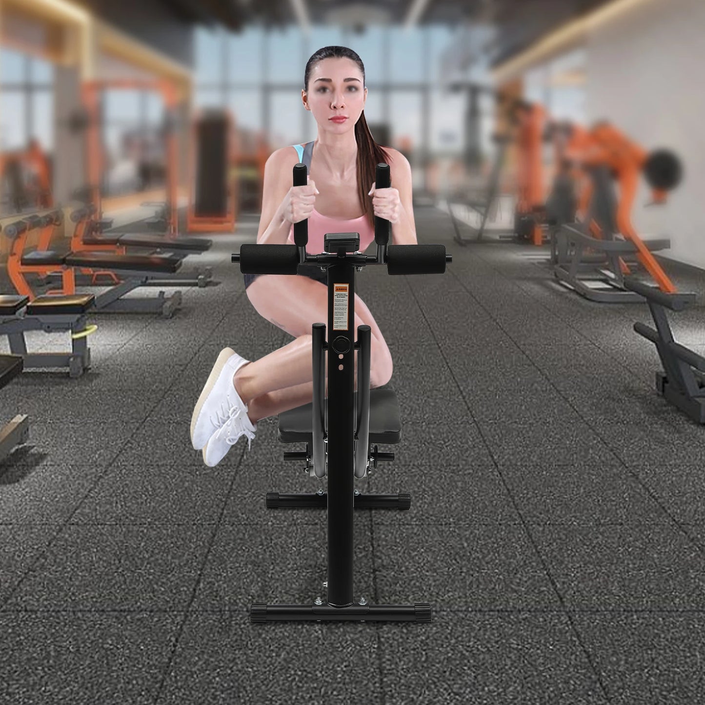 Abdominal Crunch Core Abdominal Workout Exercise Ab Trainer Machine Coaster Abdominal/Core Fitness for Home&Gym