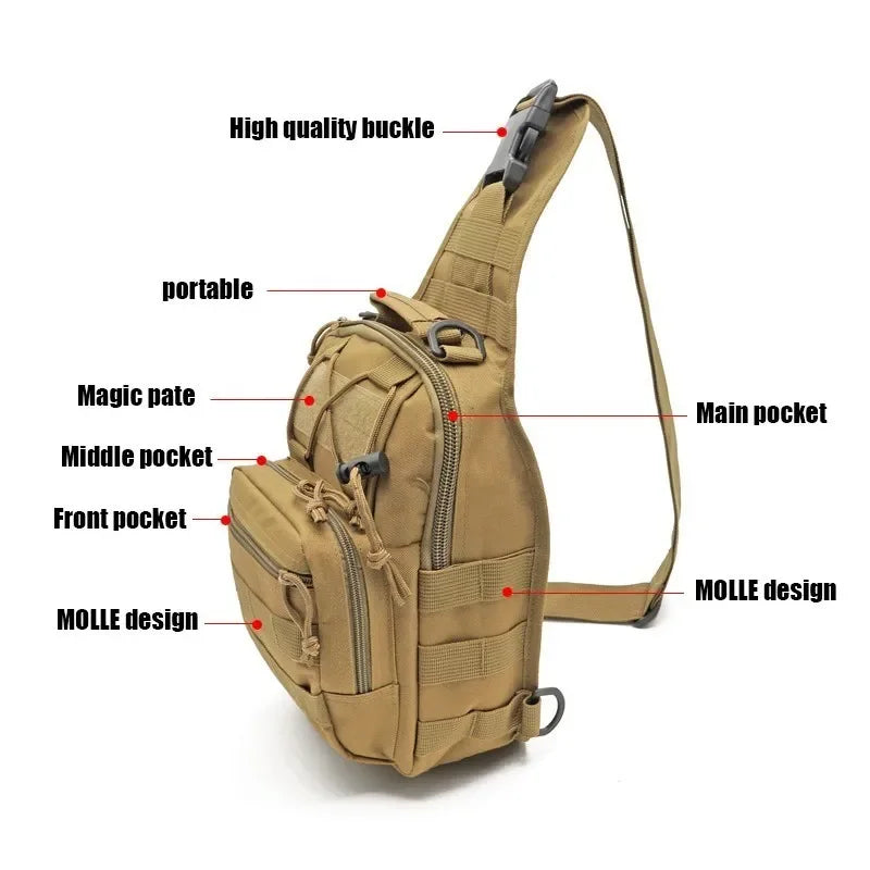 ReFire Gear Tactical Shoulder Backpack Rover EDC Outdoor Sling Bag Hunting Hiking Trekking Camping Pack survival Range Bag
